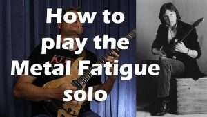 How to play the Metal Fatigue solo by Allan Holdsworth Видео