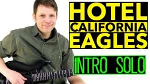 How To Play Hotel California INTRO GUITAR SOLO by Joe Walsh - USA VERSION Видео