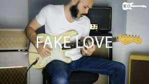 BTS (방탄소년단) - Fake Love - Electric Guitar Cover by Kfir Ochaion Видео