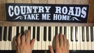 How To Play - Take Me Home Country Roads (PIANO TUTORIAL LESSON) Видео
