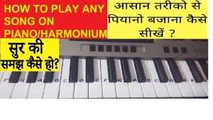 How to Play any song on Piano keyboard|Tutorial|Piano|Harmonium|Very easy for Beginners Видео