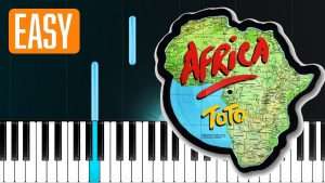 Toto - "Africa" 100% EASY PIANO TUTORIAL Видео