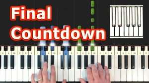 Europe - The Final Countdown - Piano Tutorial - How To Play (Synthesia) Видео