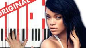 Umbrella Rihanna Piano Tutorial - CHORDS Видео