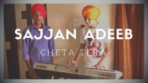 SAJJAN ADEEB - Cheta Tera || Piano cover Видео
