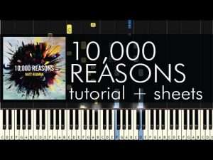 Matt Redman - 10,000 Reasons - Piano Tutorial + Sheet Music Видео