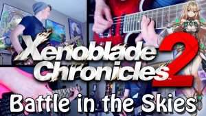 Battle in the Skies Above - Xenoblade Chronicles 2 (Rock/Metal) Guitar Cover | Gabocarina96 Видео