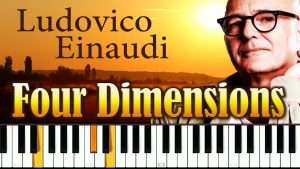 Ludovico Einaudi - Four Dimensions. Piano cover + ноты Видео