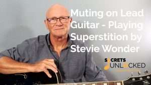 Lead Guitar Muting Technique - Playing Superstition by Stevie Wonder Видео