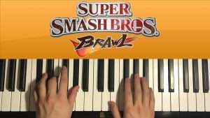 How To Play - Super Smash Bros. Brawl - Main Theme (PIANO TUTORIAL LESSON) Видео