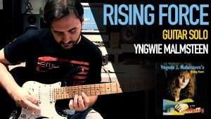 Yngwie Malmsteen - Rising Force / Guitar Solo Cover Видео