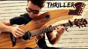 Thriller - Michael Jackson - Harp Guitar Cover - Jamie Dupuis Видео
