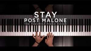 Post Malone - Stay | The Theorist Piano Cover Видео