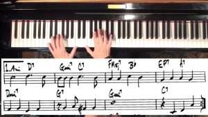 How to play 'Our Love is Here to Stay' on the piano! JPC Видео