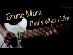 (Bruno Mars) That's what i like - Vinai T guitar cover Видео