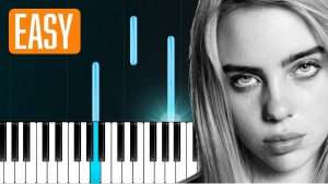 Billie Eilish - "Bellyache" 100% EASY PIANO TUTORIAL Видео