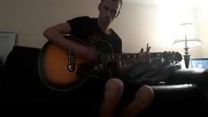 Godsmack - Bulletproof acoustic guitar cover by Aaron Paugh Видео