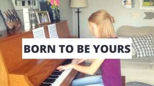 Born to Be Yours - Imagine Dragons | Cover by The Piano Gal Видео
