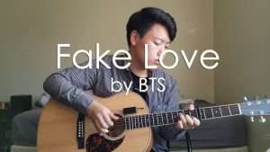 (BTS) Fake Love - Fingerstyle Guitar Cover Видео