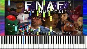 FNaF The Musical Supercut (Nights 1-5) - Random Encounters [Piano Tutorial] + SHEETS AND MIDI Видео
