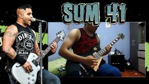 Sum 41 - The Hell Song (Guitar Cover) (Solo) [HD] Видео