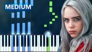 Billie Eilish - "Bitches broken hearts" Piano Tutorial - Chords - How To Play - Cover Видео