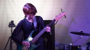 Joe Satriani - Ten Words (live guitar cover). Студентка Юлия Мамаева. Guitar-Sceince On Stage Видео