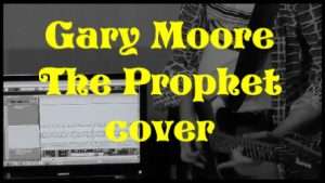 Gary Moore The Prophet - Michael Bröndsted cover (guitar sound - camera mic) Видео