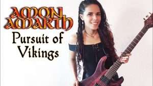 Amon Amarth - Pursuit of Vikings Guitar Cover | Noelle dos Anjos Видео