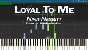 Nina Nesbitt - Loyal To Me (Piano Cover) Synthesia Tutorial by LittleTranscriber Видео