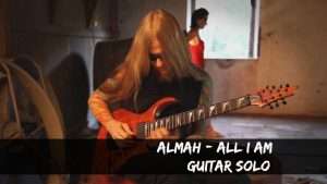 Almah - All I Am | Paulo Schroeber Guitar Solo Cover by Leonardo Ninello Видео