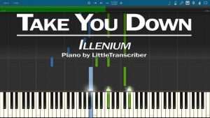 illenium - Take You Down (Piano Cover) Synthesia Tutorial by LittleTranscriber Видео