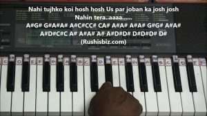 Tu Cheez Badi Hai Mast Mast - Piano (Video Tutorials) Видео
