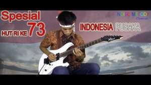 Spesial HUT RI Ke 73 Indonesia Pusaka l Guitar Cover By Hendar l Видео