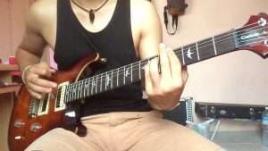 Solo เคียว : FLAME cover guitar by Mos Видео