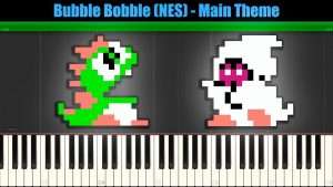 Bubble Bobble (NES) - Main Theme [УРОК PIANO SYNTHESIA] Видео