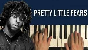 HOW TO PLAY - 6LACK, J. Cole - Pretty Little Fears (Piano Tutorial Lesson) Видео