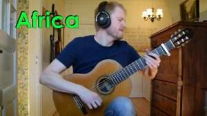 Africa -Toto "Andy McKee" (Acoustic Classical Guitar Fingerstyle Cover) Видео