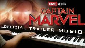 Captain Marvel Official Trailer Music (Piano Cover)+SHEETS&MIDI Видео