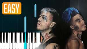 Lil Peep XXXTENTACION - "Falling Down" 100% EASY PIANO TUTORIAL Видео