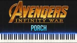 Avengers: Infinity War - Porch (Piano Tutorial Synthesia) Видео