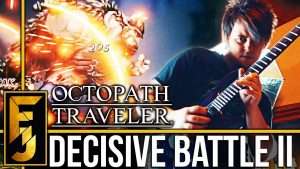 Octopath Traveler - "Decisive Battle II" Metal Guitar Cover | FamilyJules Видео