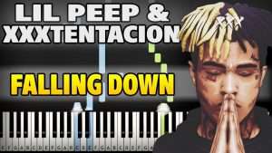 Lil Peep & XXXTentacion - Falling Down Piano Tutorial (Sheet Music + midi) Видео