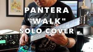Pantera "Walk" guitar solo cover - Uncle Ben - Ibanez/Dimarzio/Kemper Видео