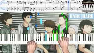Haru Haru - Big Bang (Piano Tutorial + Sheet) Видео