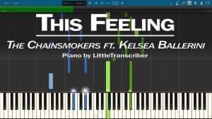 The Chainsmokers - This Feeling (Piano Cover) ft Kelsea Ballerini Piano Tutorial - LittleTranscriber Видео