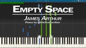 James Arthur - Empty Space (Piano Cover) Synthesia Tutorial by LittleTranscriber Видео
