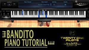 Bandito PIANO TUTORIAL - Twenty Øne Pilots (How To Play) Видео