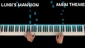 Luigi's Mansion - Main Theme (Piano Cover) Видео
