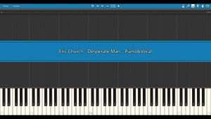 Ноты Eric Church - Desperate Man (урок для фортепиано - пианино и вокал) Видео